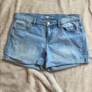 Light Wash Denim Shorts